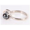 Image 3 : 10K WHITE GOLD WHITE PEARL LADIES RING