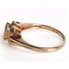 Image 2 : CITRINE 10K YELLOW GOLD LADIES RING
