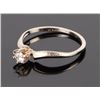 Image 3 : LADIES DIAMOND SOLITAIRE 10K YELLOW GOLD RING
