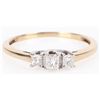 Image 1 : 0.24 CTW. DIAMOND 10 KT. YLW GOLD RING