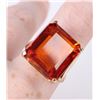 Image 4 : 36.90CT AGL SAPPHIRE 10K GOLD LADIES RING