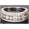 Image 1 : 14K WHITE GOLD DIAMOND LADIES RING 1.13 CTW