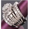 Image 2 : 14K WHITE GOLD NATURAL DIAMOND ENGAGEMENT SET