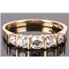 Image 1 : CZ ROUND CUT 14 KT. YLW GOLD RING