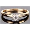 Image 1 : 1/4 CTW. DIAMOND SOLITAIRE14KT. GOLD RING