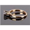 Image 2 : 1/4 CTW. DIAMOND SOLITAIRE14KT. GOLD RING