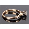 Image 3 : 1/4 CTW. DIAMOND SOLITAIRE14KT. GOLD RING