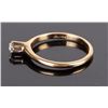 Image 2 : LADIES DIAMOND SOLITAIRE 14K YELLOW GOLD RING