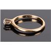 Image 3 : LADIES DIAMOND SOLITAIRE 14K YELLOW GOLD RING
