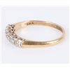 Image 2 : 14K YELLOW GOLD DIAMOND LADIES RING