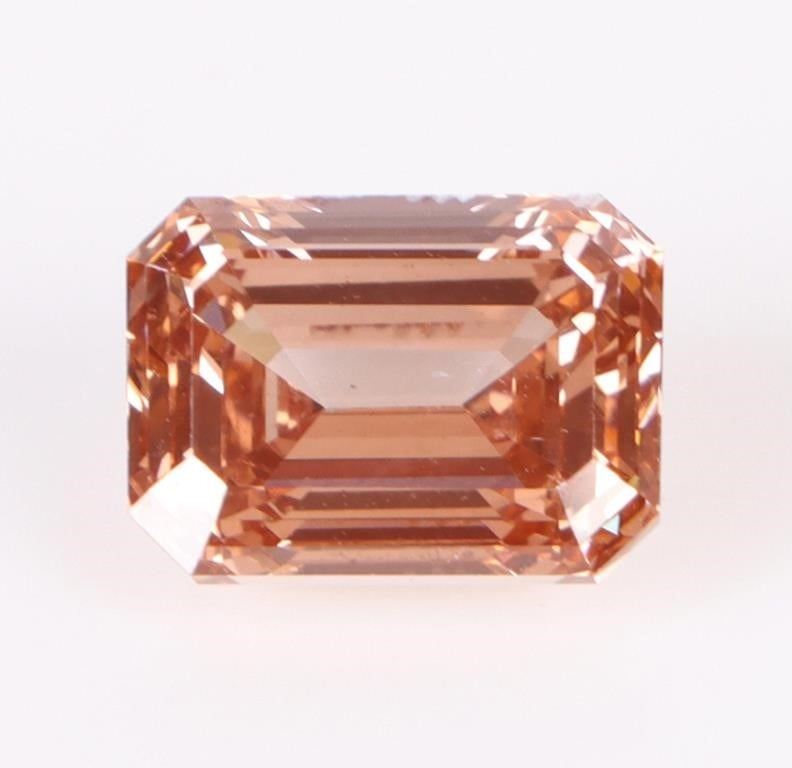 3.11CT RECTANGLE SI-2 FDP O PINK DIAMOND GIA CERT
