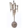 Image 4 : SIGNED BRUTALIST-STYLE JEWISH TEMPLE MENORAH