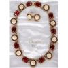 Image 2 : 1963 CHRISTIAN DIOR NECKLACE/EARRING SET H&G