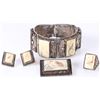 Image 1 : SERIMSAW .800 SILVER BONE JEWELRY SET