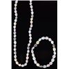Image 1 : MULTI-COLORED BAROQUE PEARL NECKLACE & BRACELET