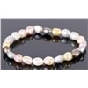 Image 2 : MULTI-COLORED BAROQUE PEARL NECKLACE & BRACELET