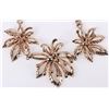 Image 2 : VINTAGE NETTIE ROSENSTEIN .925 THREE LEAF NECKLACE
