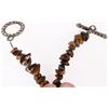 Image 4 : CHUNKY BEADED TIGER'S EYE LADIES NECKLACE