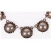 Image 2 : VINTAGE STERLING SILVER PARURE DOMED NECKLACE