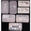 Image 4 : ASSORTED FINE & 0.925 SILVER BULLION BARS - (7)