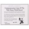 Image 4 : .999 SILVER PROOF DISNEY WORLD 20TH ANNI. COIN SET