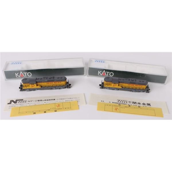 KATO N GAUGE 17719-7 GP-9 U.P. MODELS - (2)