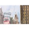 Image 2 : 1965 HESS WATERCOLOR FRAMED DEPICTING A CITY