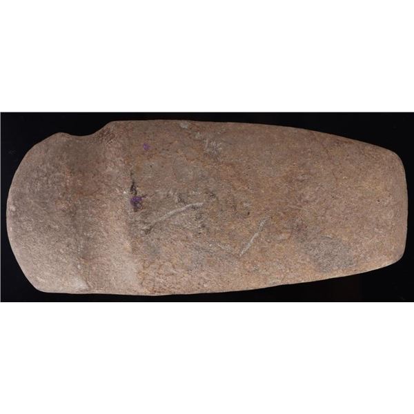 PALEOLITHIC NATIVE AMERICAN STONE AXE HEAD