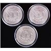 Image 2 : ASSORTED 90% SILVER MINT STATE MORGAN DOLLARS -(3)