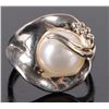 Image 2 : STERLING SILVER MULTI-COLOR PEARL LADIES RINGS SET