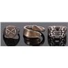 Image 2 : ASSORTED STERLING SILVER MEN'S & LADIES RINGS