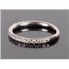 Image 2 : 18K WHITE GOLD DIAMOND BAND ENGAGEMENT RING