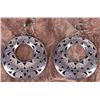 Image 2 : INDONESIAN STERLING SILVER ORNATE EARRINGS