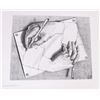 Image 1 : VINTAGE M.C. ESCHER DRAWING HANDS PRINT