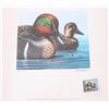 Image 1 : KEN MICHAELSON 1979 FEDERAL DUCK W/ STAMP SIGNED