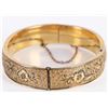 Image 2 : VINTAGE 12K GOLD FILLED ORNATE LADIES BANGLE