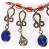 Image 2 : AFGHAN TRIBAL STERLING SILVER LAPIS NECKLACE