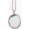 Image 2 : STERLING SILVER CHINESE BLUE PORCELAIN NECKLACE