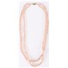 Image 2 : 18K GOLD CLASPED PINK FRESHWATER PEARL NECKLACE