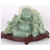 Image 2 : LARGE CARVED JADE RELIGIOUS BUDDHIST SCULPTURE