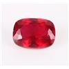 Image 1 : 24.10CT LARGE CUSHION-CUT RED RUBY LOOSE GEMSTONE