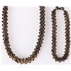 Image 2 : STERLING SILVER VINTAGE BEADED NECKLACE & BRACELET