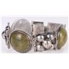 Image 2 : MEXICO STERLING SILVER STONE BRACELET & EARRINGS