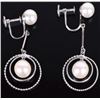 Image 2 : ASSORTED STERLING SILVER PEARL LADIES JEWELRY -(3)