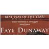 Image 2 : SIGNED FAYE DUNAWAY RARE MASTER CLASS POSTER