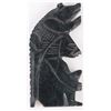 Image 1 : BLACK JADE CARVED EGYPTIAN TOTEM / SCULPTURE