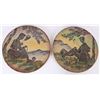 Image 1 : SIGNED GREEK HAND-MADE WALL HANGING PLATES