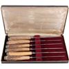 Image 1 : VINTAGE STAG DINNER KNIFE SET SOLINGEN GERMANY