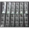 Image 2 : VINTAGE CRYSTAL KNIFE REST SET OF 12 W/ BOX