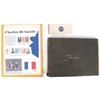 Image 1 : CHARLES DE GAULLE STAMPS & ANTIQUE UNCUT CHECKS